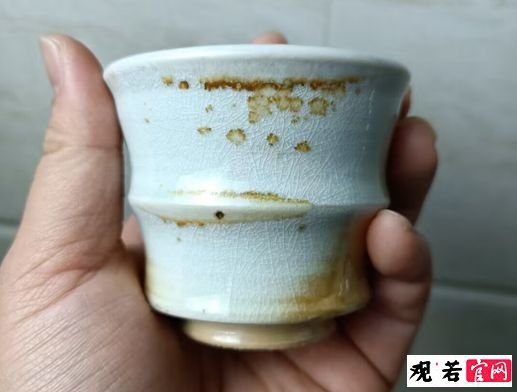 个性化的柴烧茶杯，手感体验满满