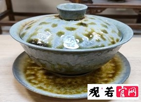 关于柴烧三才盖碗