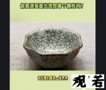 你知道哥窑出现在哪个朝代吗？今天我们就来一探究竟